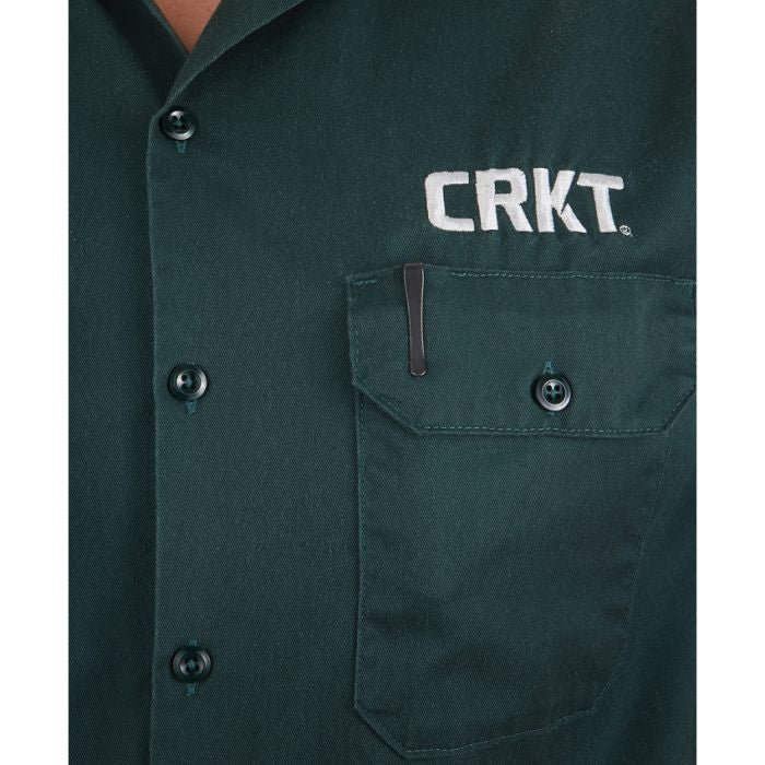CRKT CEO Blk GRN/AUS-8 Stainless - Black