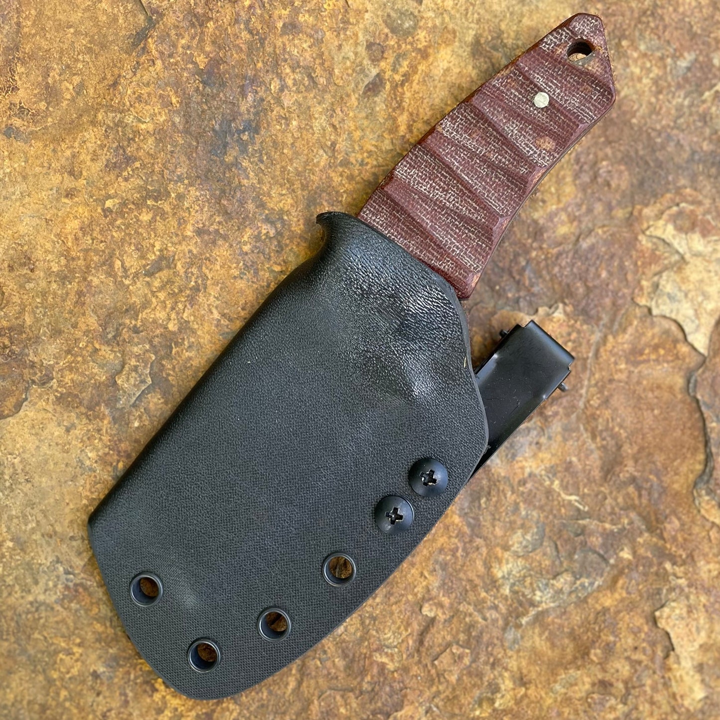 Beast of Bladenboro in 80CrV2 Black Cerakote - Natural