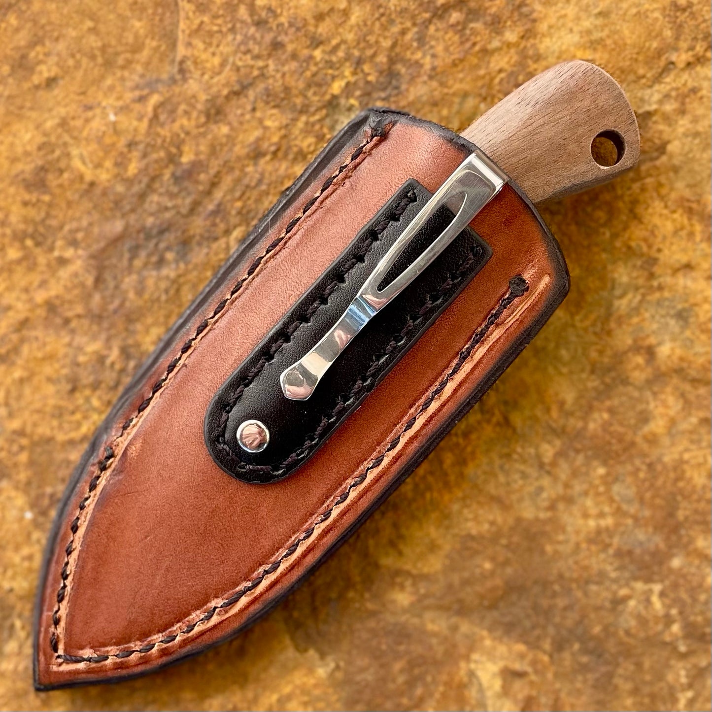 Gentleman EDC in 1075 w/ Walnut