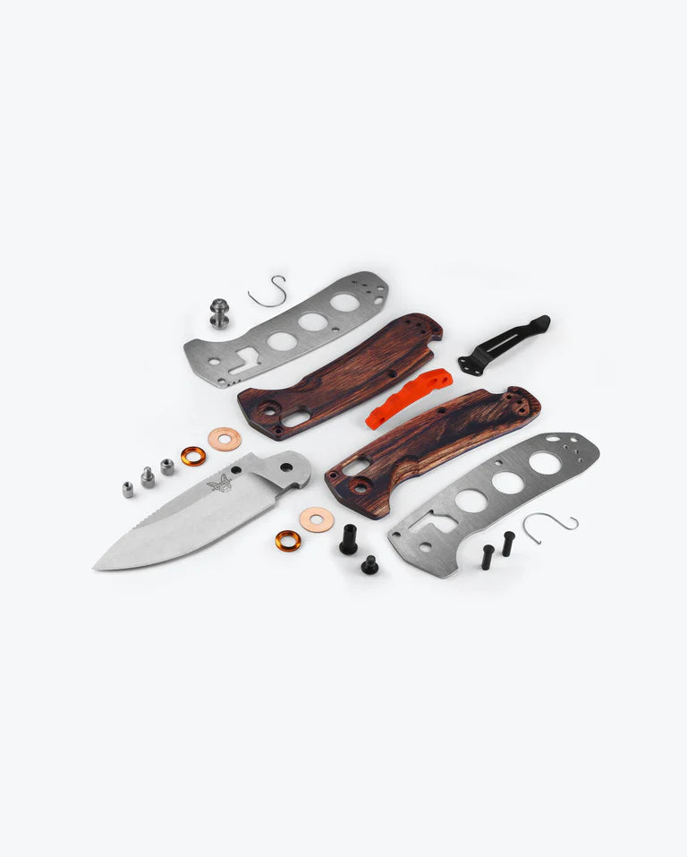 Benchmade North Fork (Drop Point) Stabilized Wood/S30V