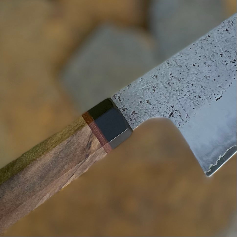 Forged Gyuto in Procut w/ Wa Spalted Walnut Burl