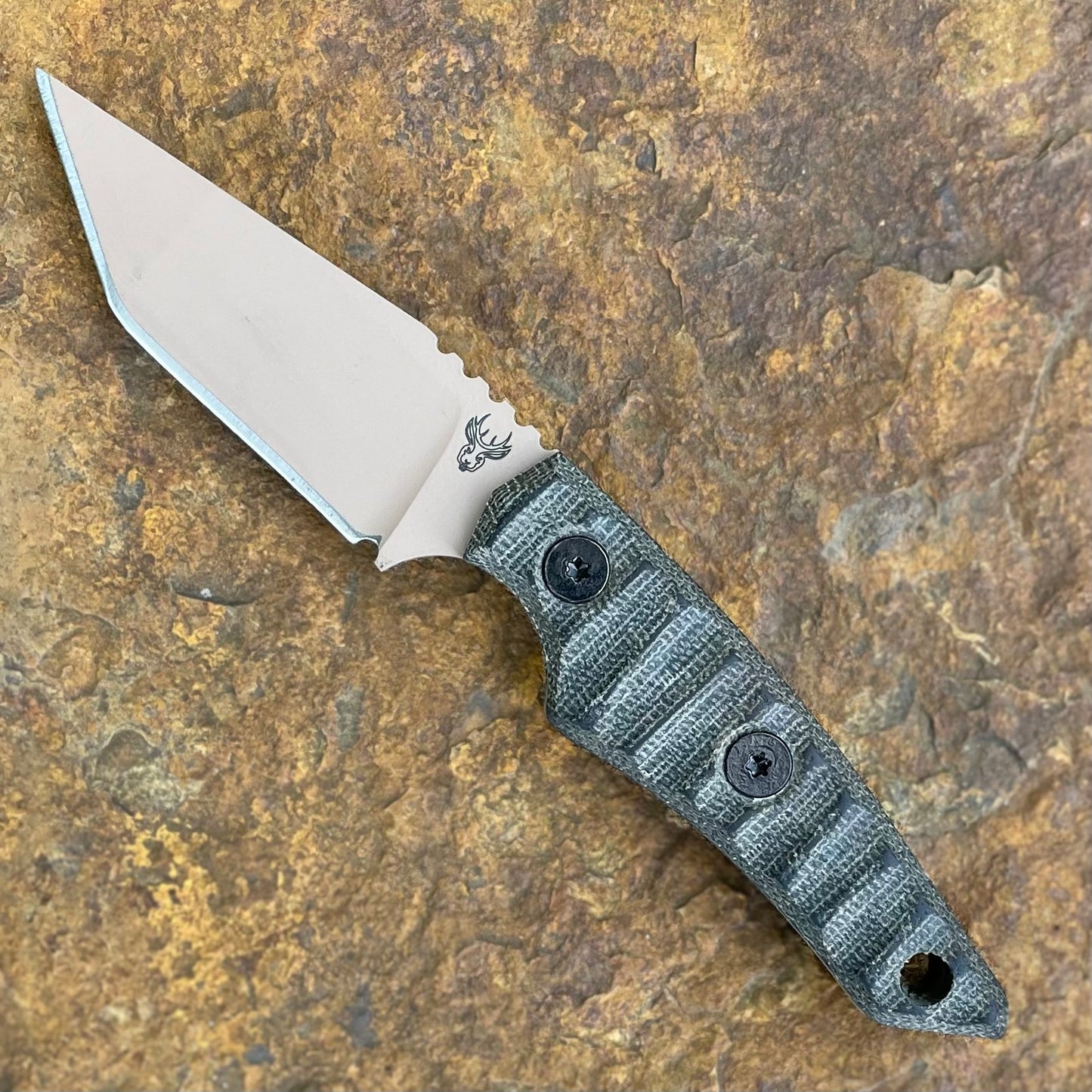 Kaftar in 80CrV2 Tan Cerakote - Green