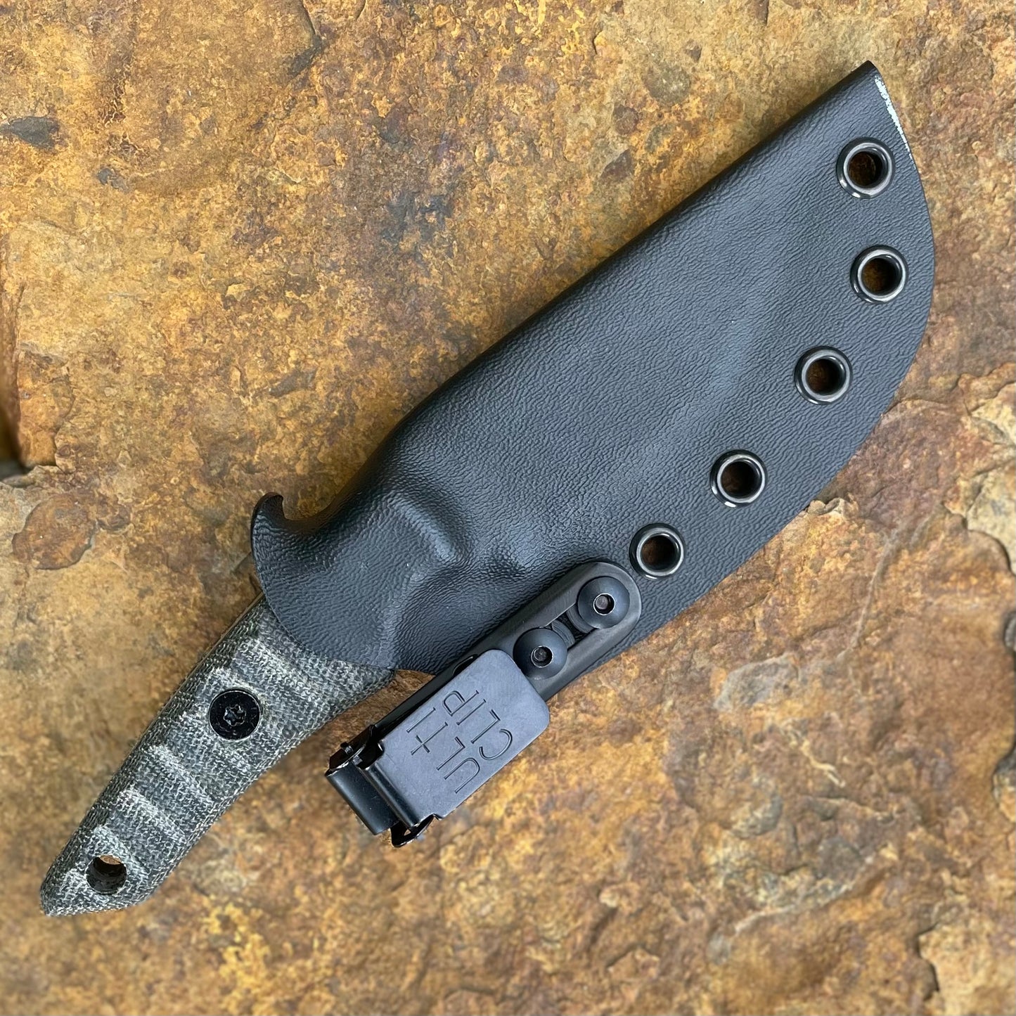 Kaftar in 80CrV2 Tan Cerakote - Green