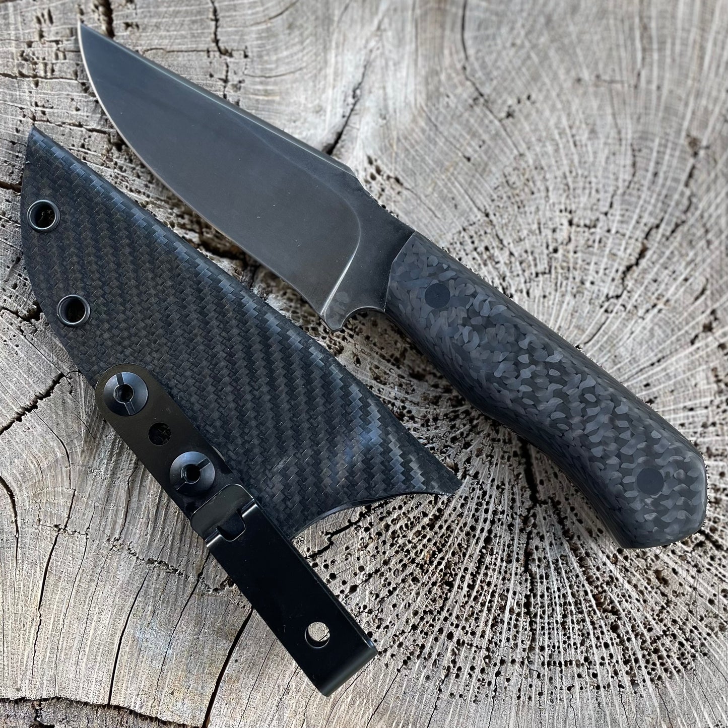 Scavenger in 80CrV2 w/ Carbon Fiber