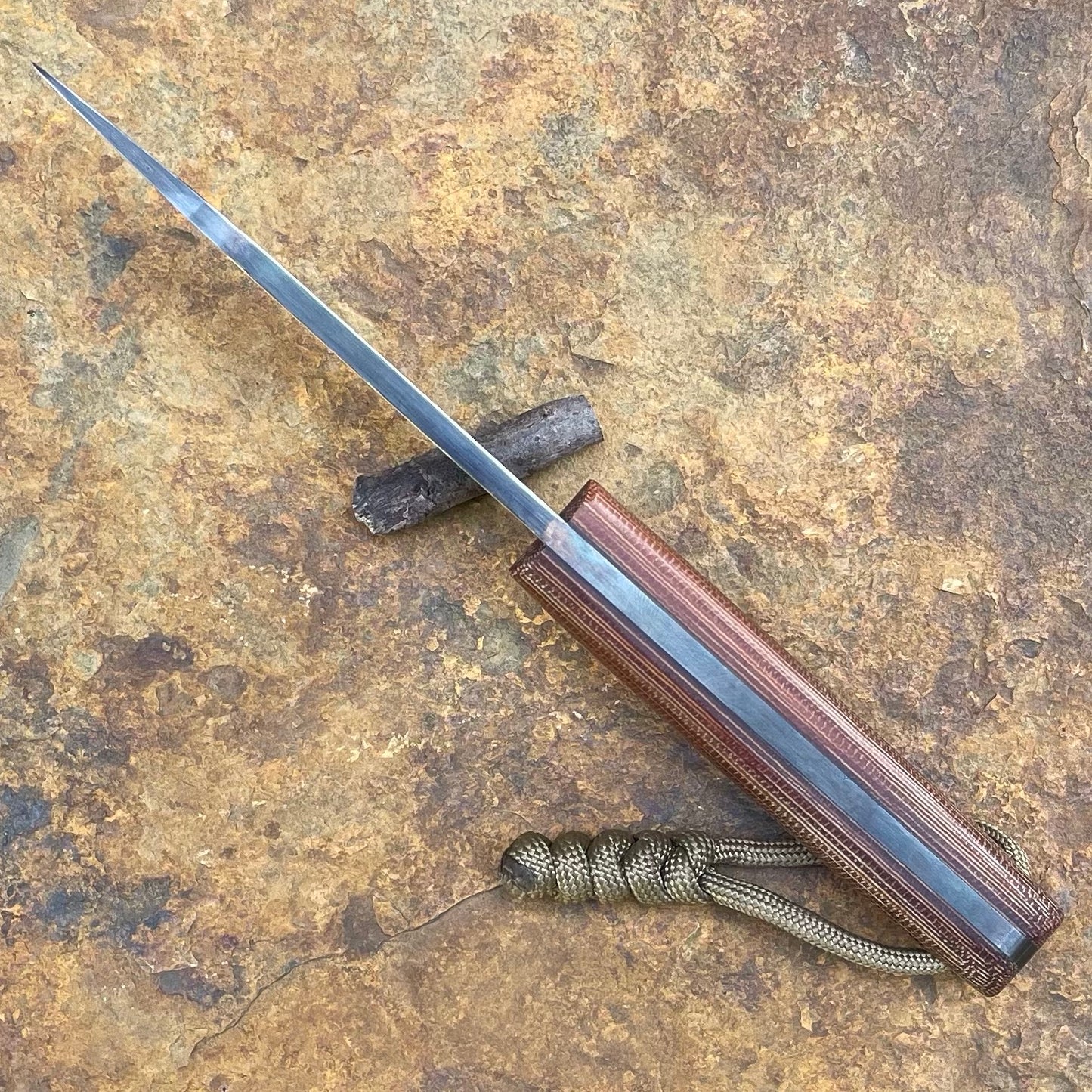 Patch Knife in 8670 w/ Natural Canvas Micarta