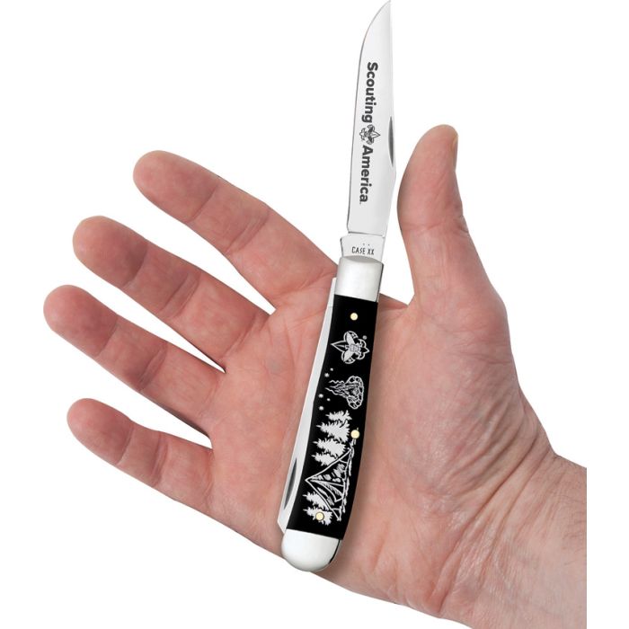 Case Cutlery Scouting America Trapper Black