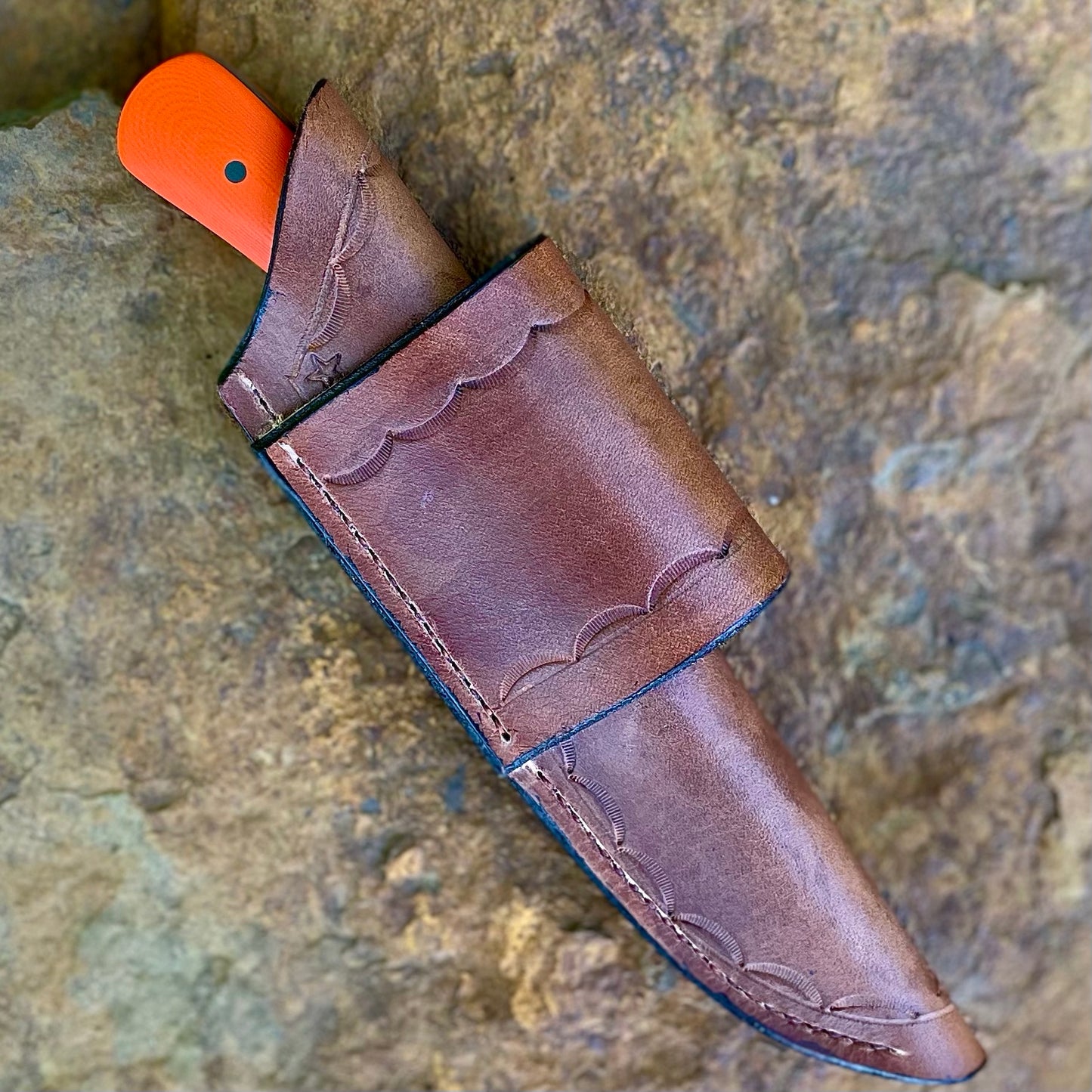 Mule in 80CrV2 w/ Orange G10