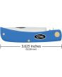 Case Cutlery Sod Buster Jr. Lt Blue Syn