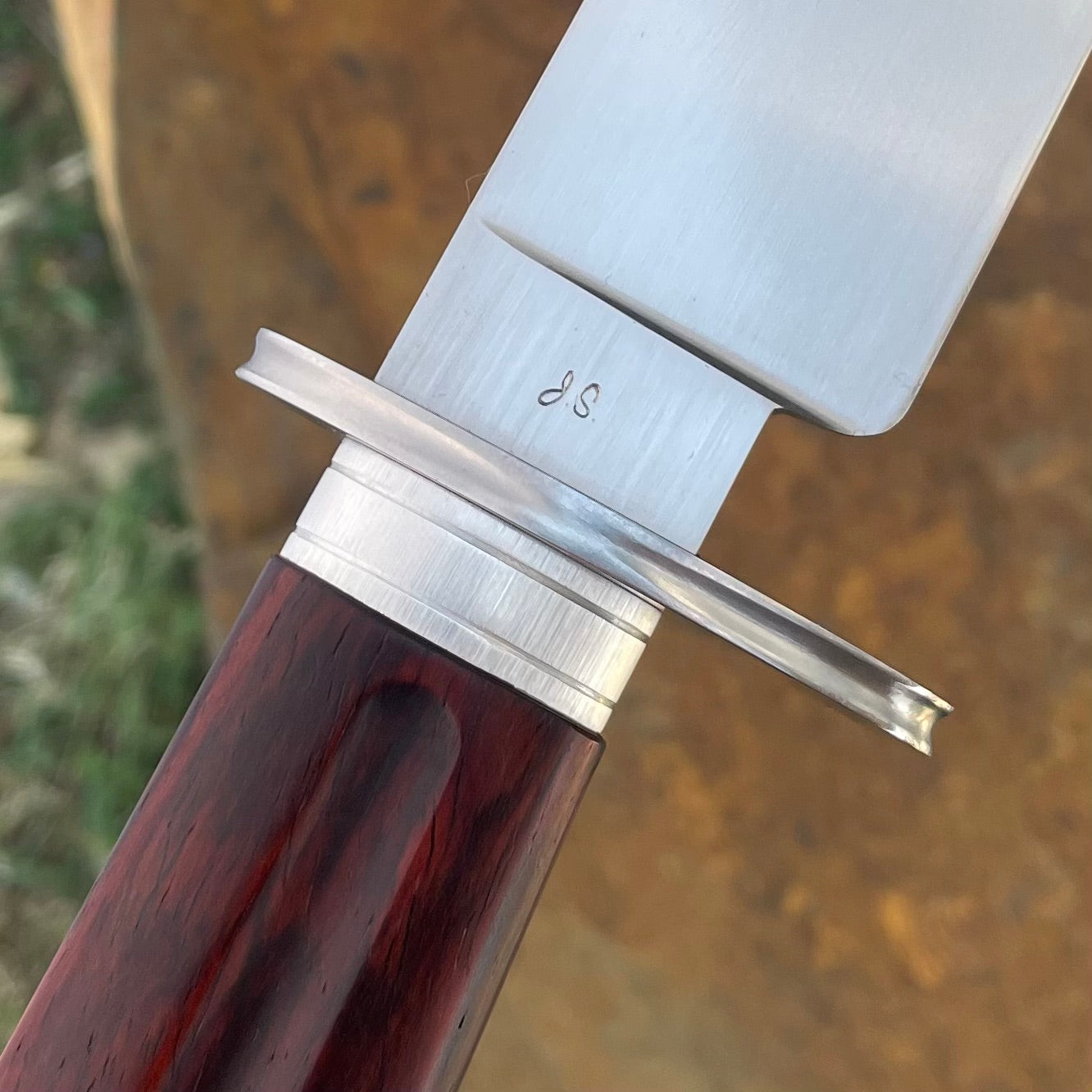 Forged Gentleman's Bowie in 5160 w/ Cocobolo