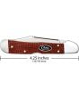 Case Cutlery Copperlock Burlap Micarta CS