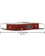 Case Cutlery Medium Stockman Burlap Micarta CS
