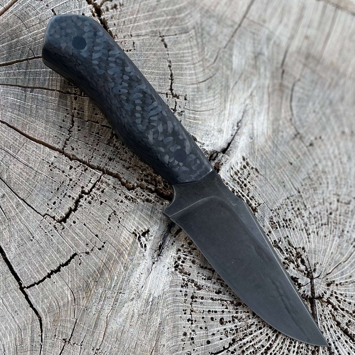 Scavenger in 80CrV2 w/ Carbon Fiber