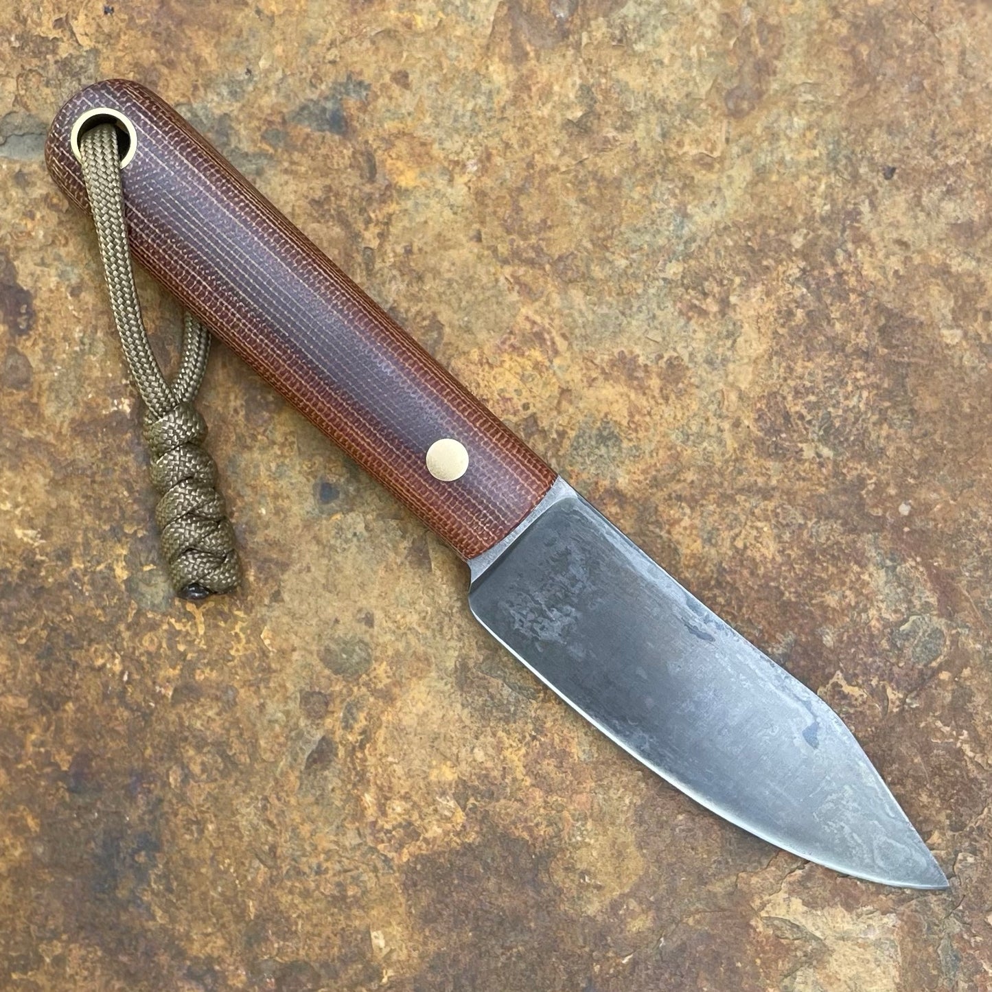 Patch Knife in 8670 w/ Natural Canvas Micarta