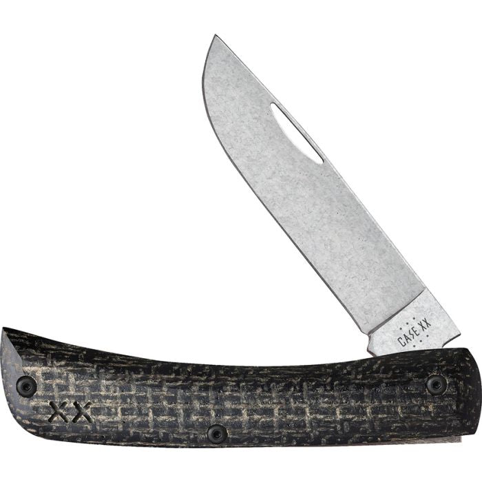 Case Cutlery Sod Buster Jr Crossroads Black Burlap