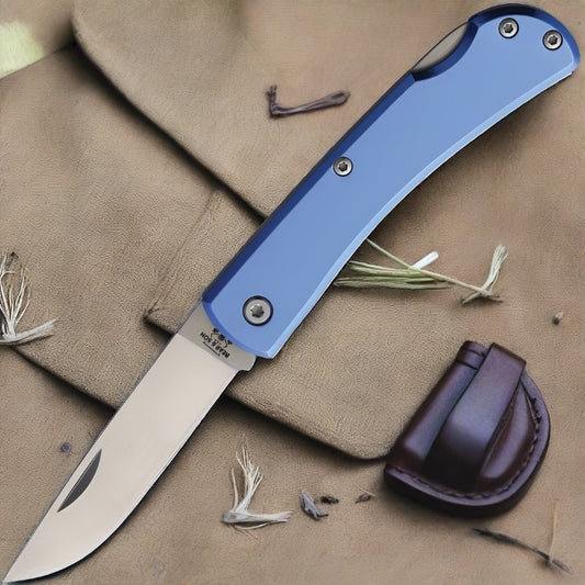 Bear & Son Small Farmhand Lockback Blue