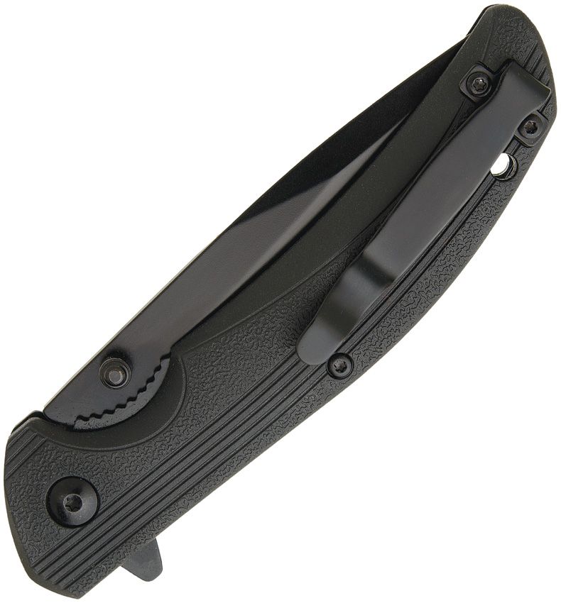 Bear & Son Sideliner Linerlock Black Serrated