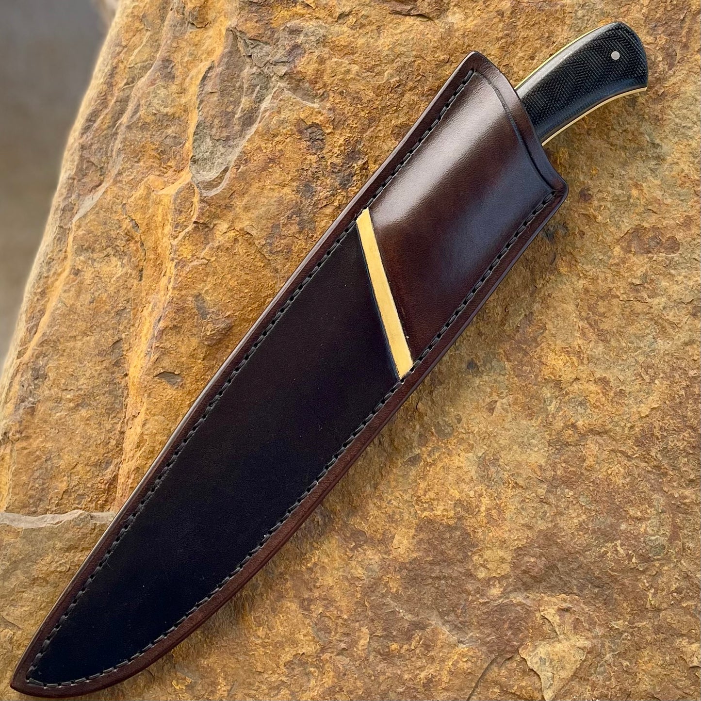 Brisket Knife in 52100 w/ Two Tone Micarta