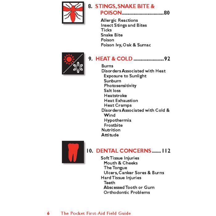 The Pocket First-Aid Field Guide