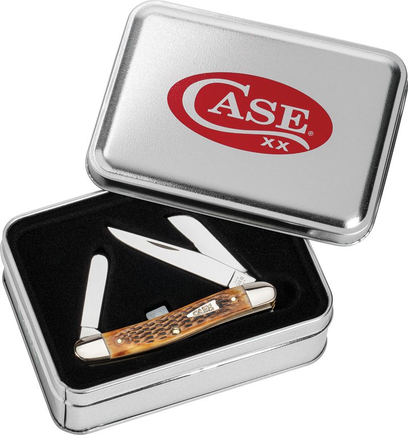 Case Cutlery Medium Stockman Burnt Amber