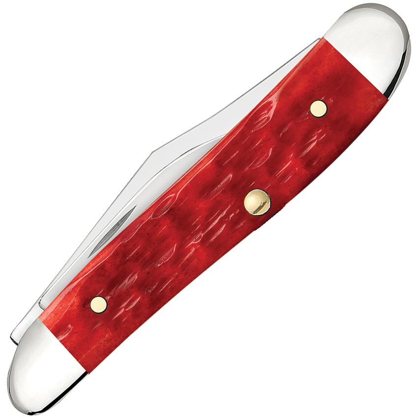 Case Cutlery Peanut Dark Red Bone CS