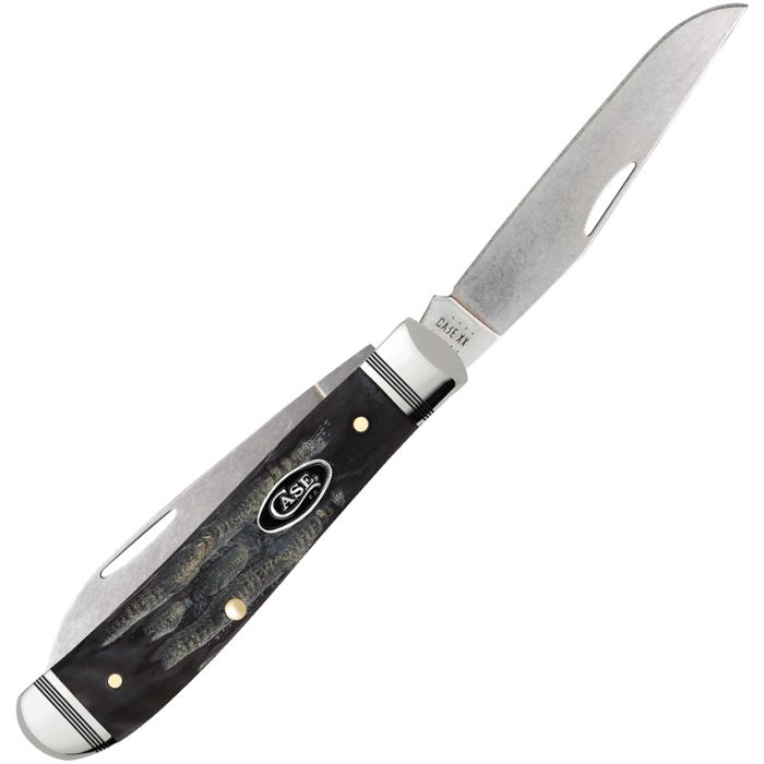 Case Cutlery Mini Trapper Jigged Buffalo S35VN