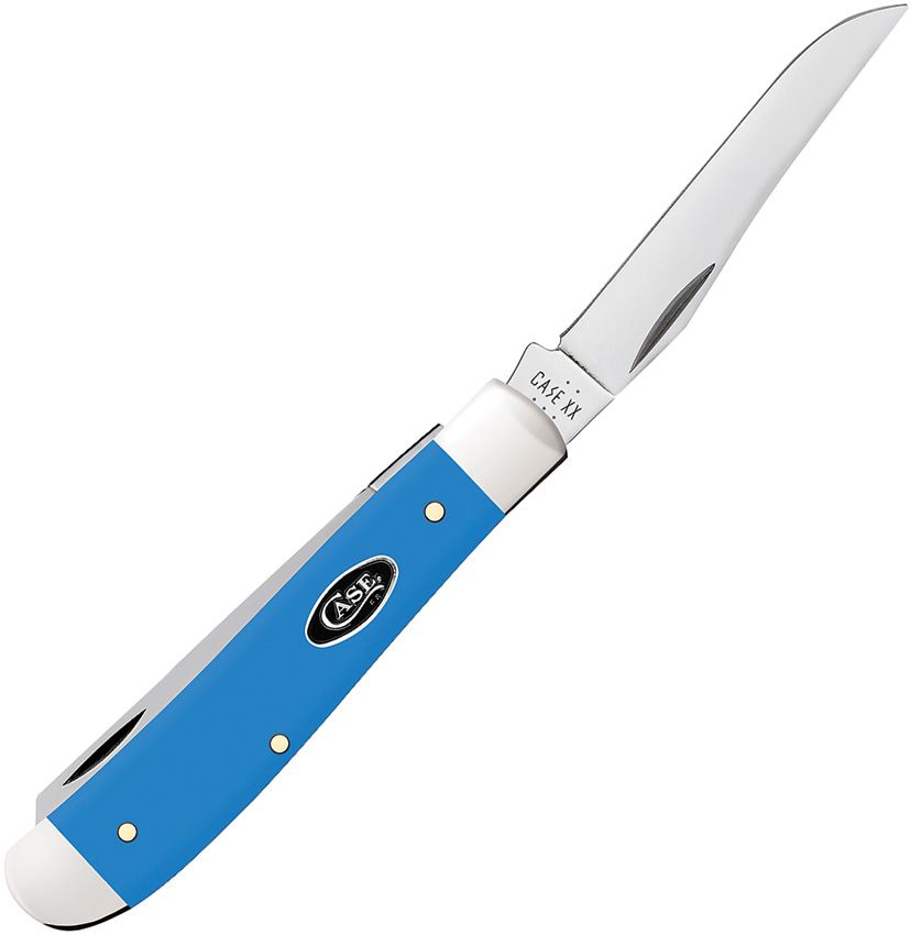 Case Cutlery Mini Trapper Light Blue Synthetic