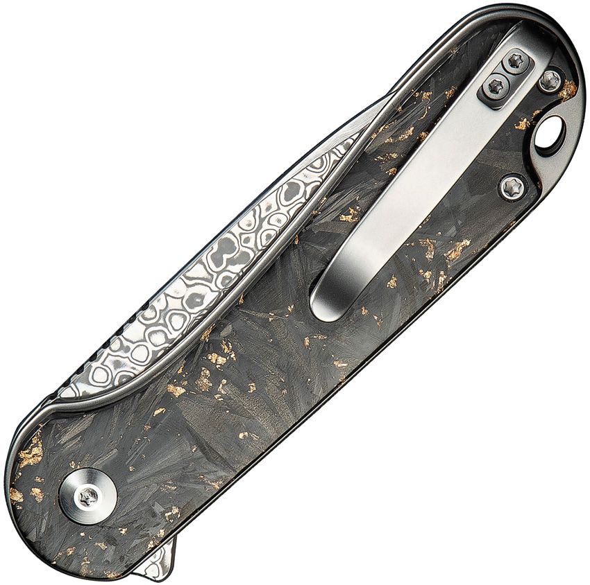 Civivi Elementum II Button Lock CF Damascus