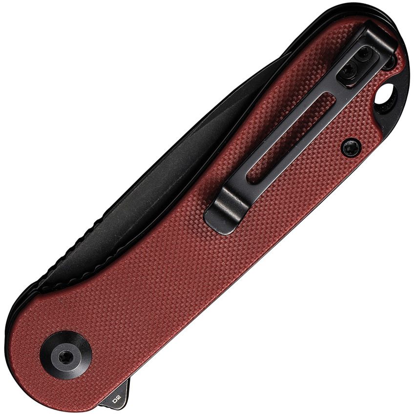 Civivi Elementum Linerlock Burgundy D2