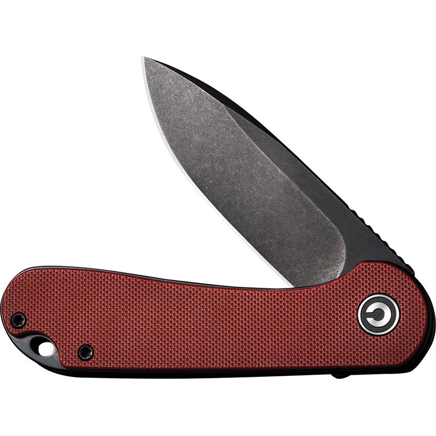 Civivi Elementum Linerlock Burgundy D2