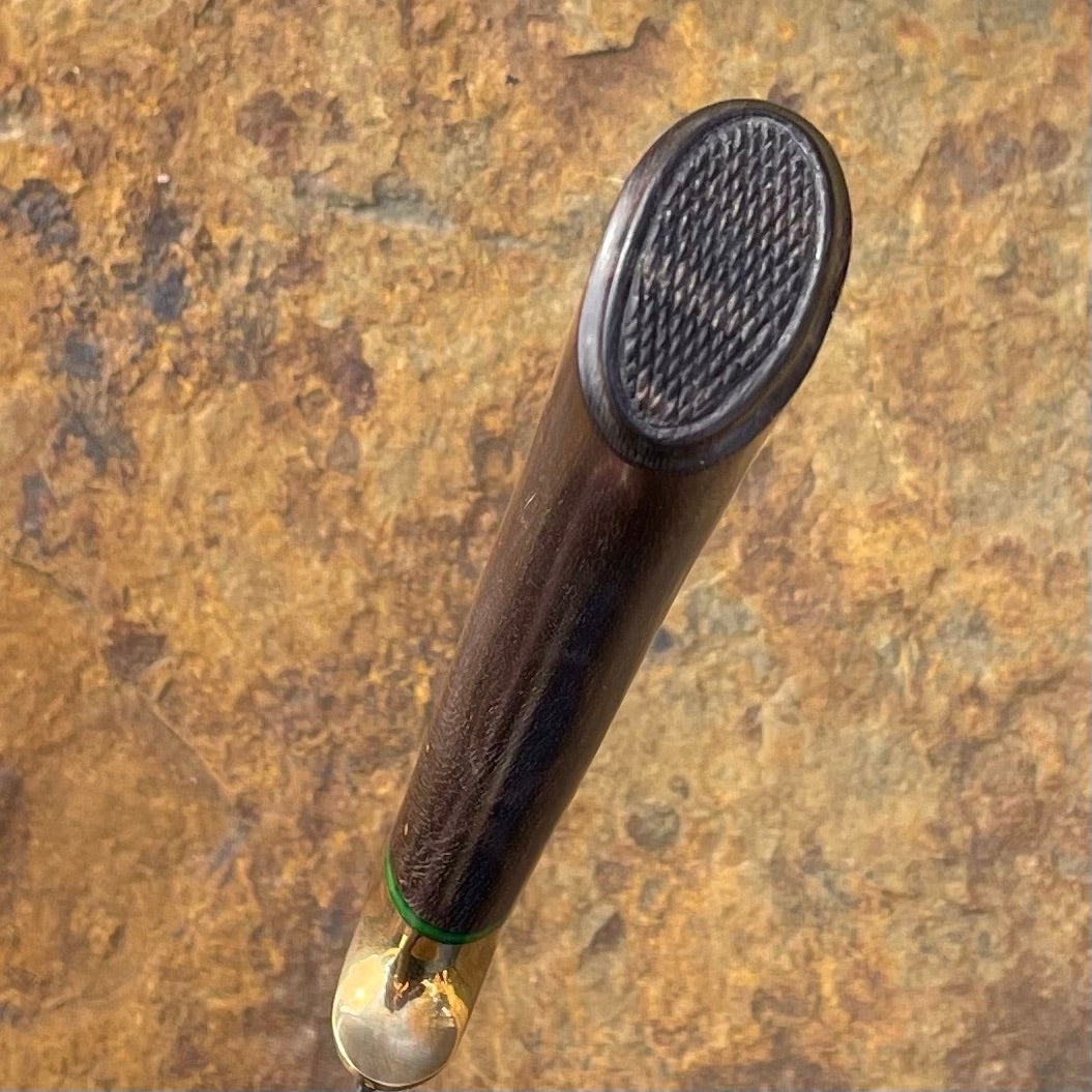 Hunter in Thermite Steel w/ Black Sycamore