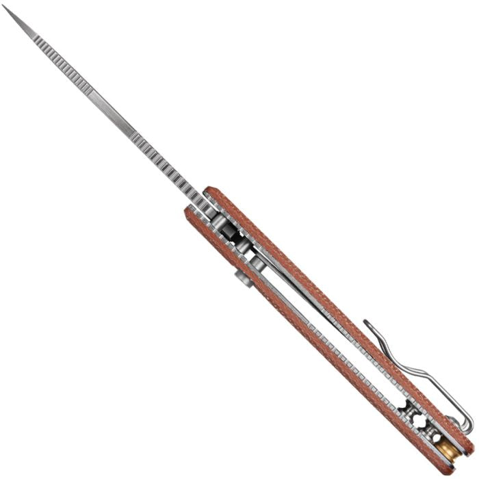 VOSTEED Porcupine Top Linerlock Brown/ 14C28N