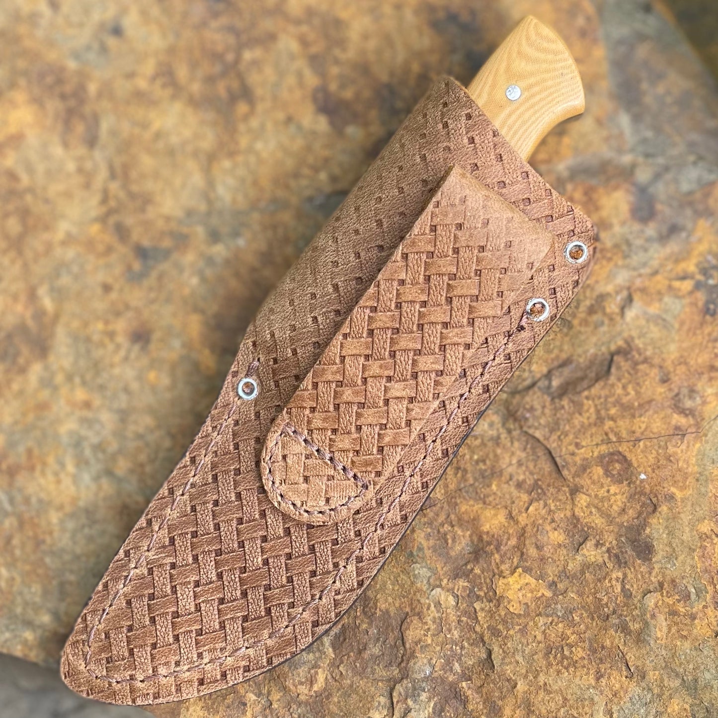 Bush Craft in 125CR1 w/ Bone Linen Micarta