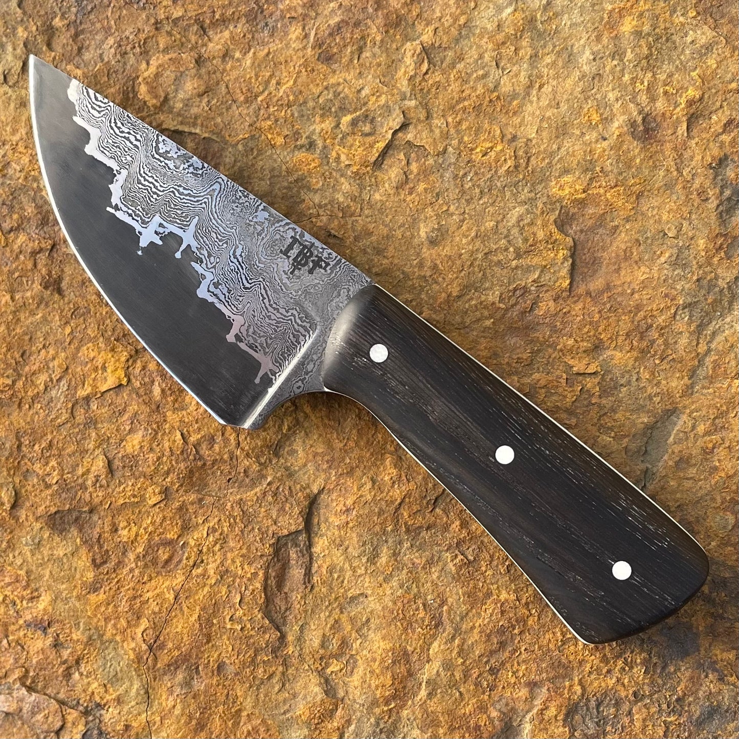 Apex in 80CrV2 Go Mai (Damascus/304 SS Mesh)