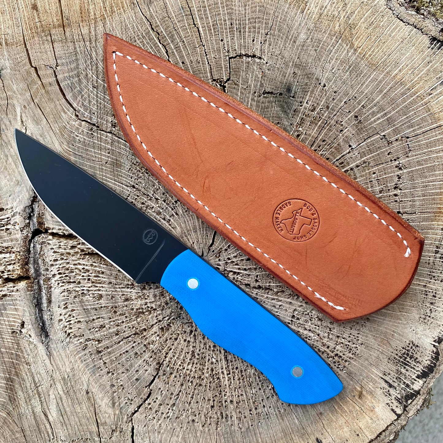 The RazOrr in 52100 w/ Blue G10