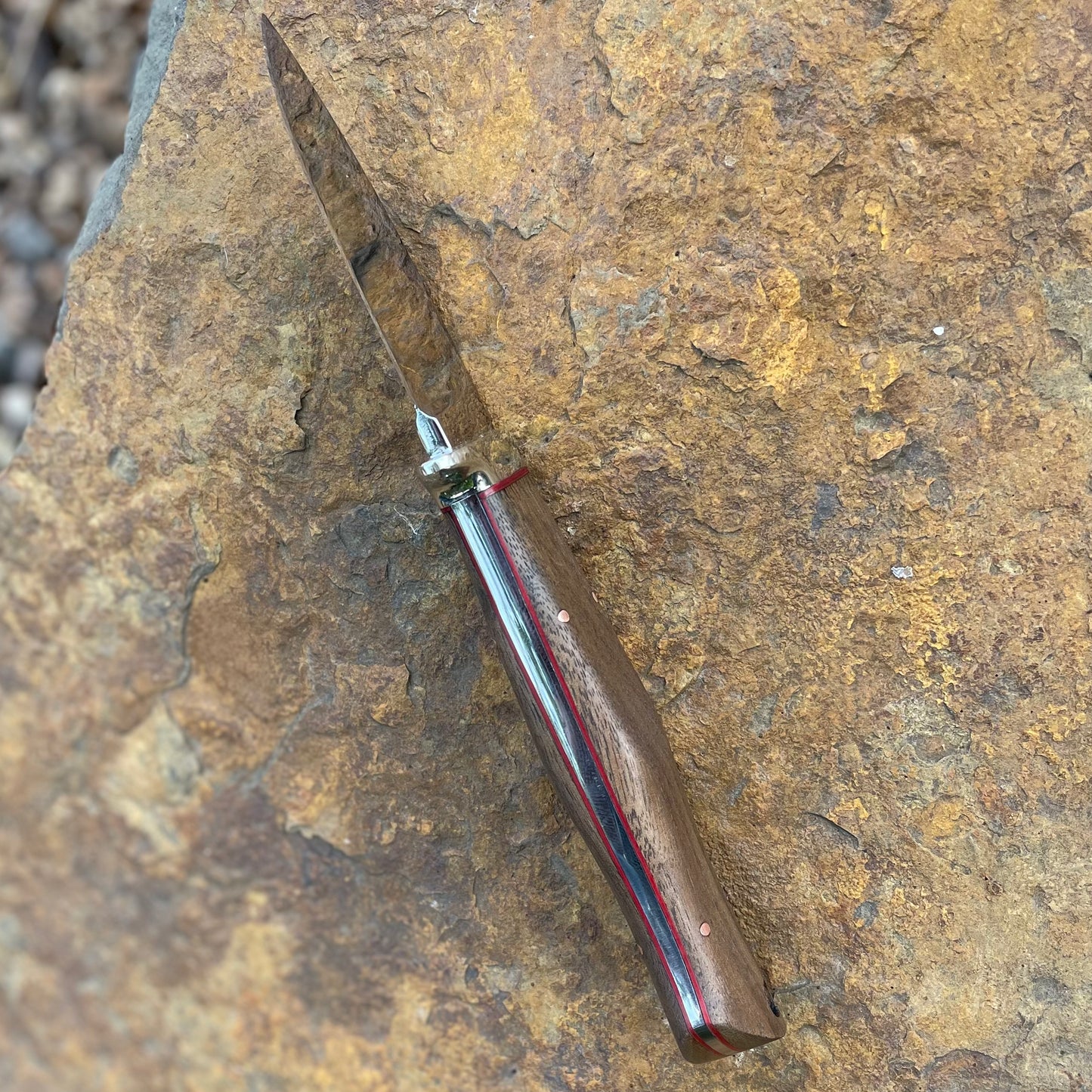 Hunter in 52100 w/ American Walnut