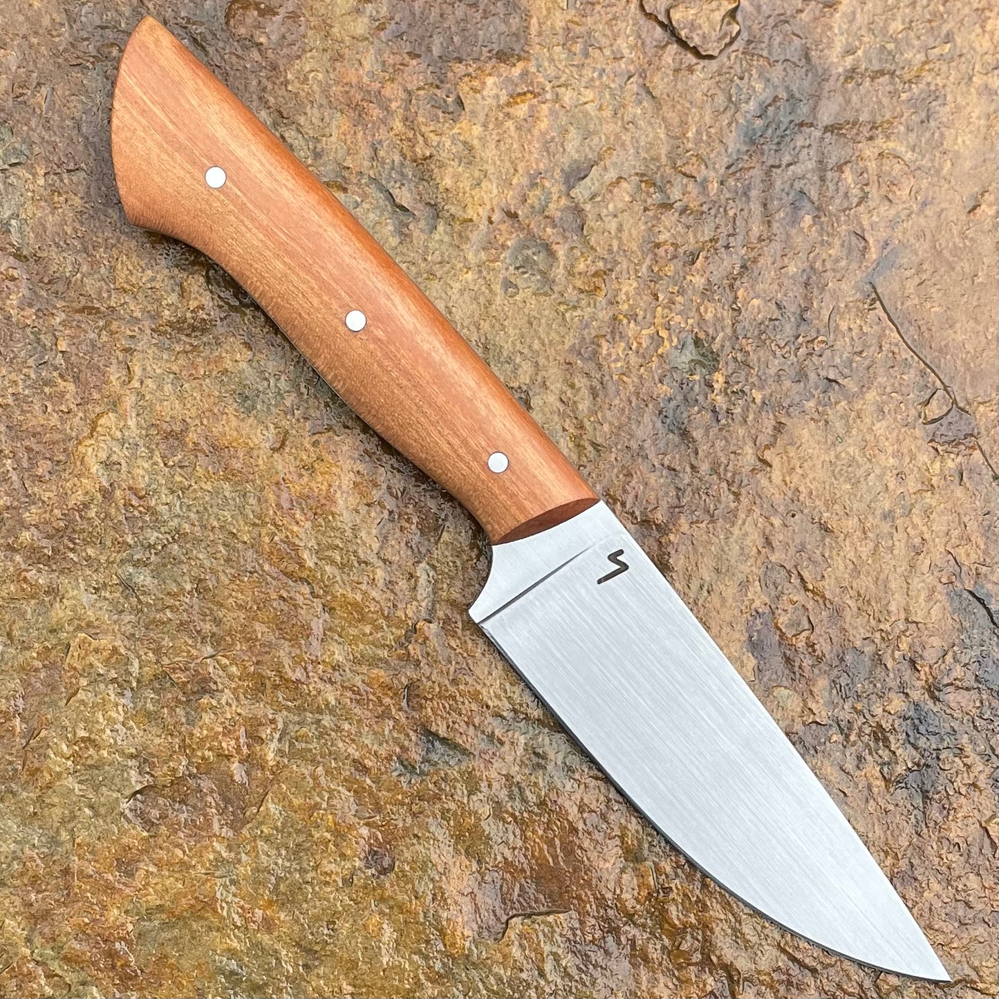 Hunter in 1080 w/ Stabilized Cherry Wood