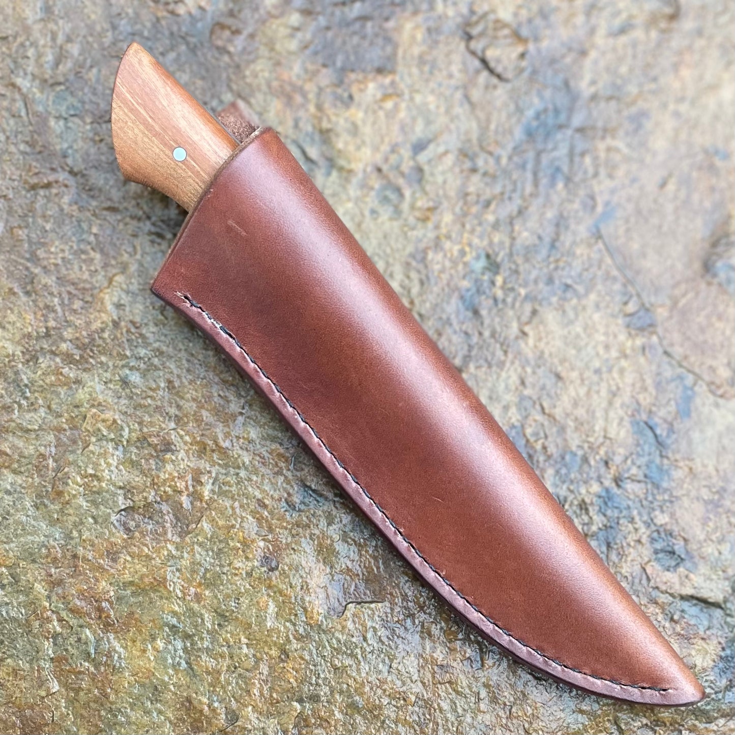 Hunter in 1080 w/ Stabilized Cherry Wood