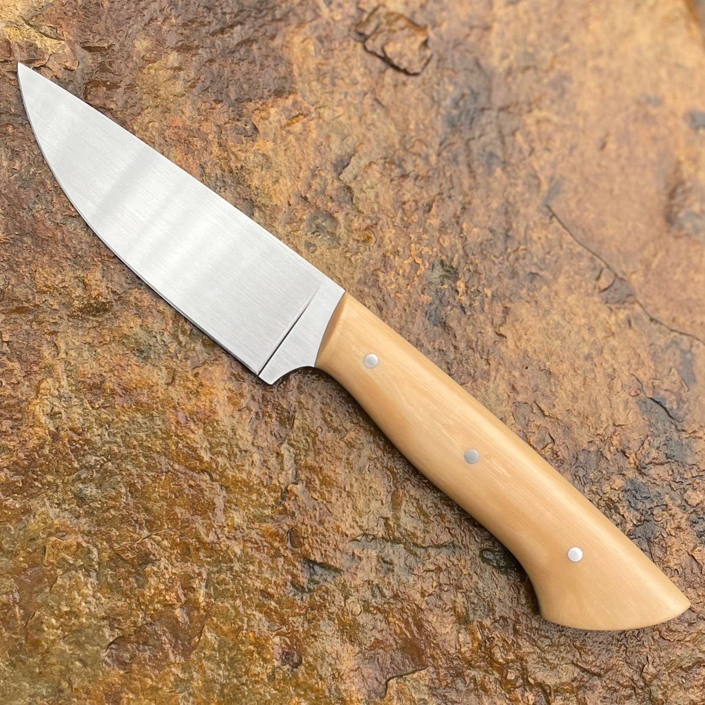 Hunter in 1080 w/ Linen Micarta