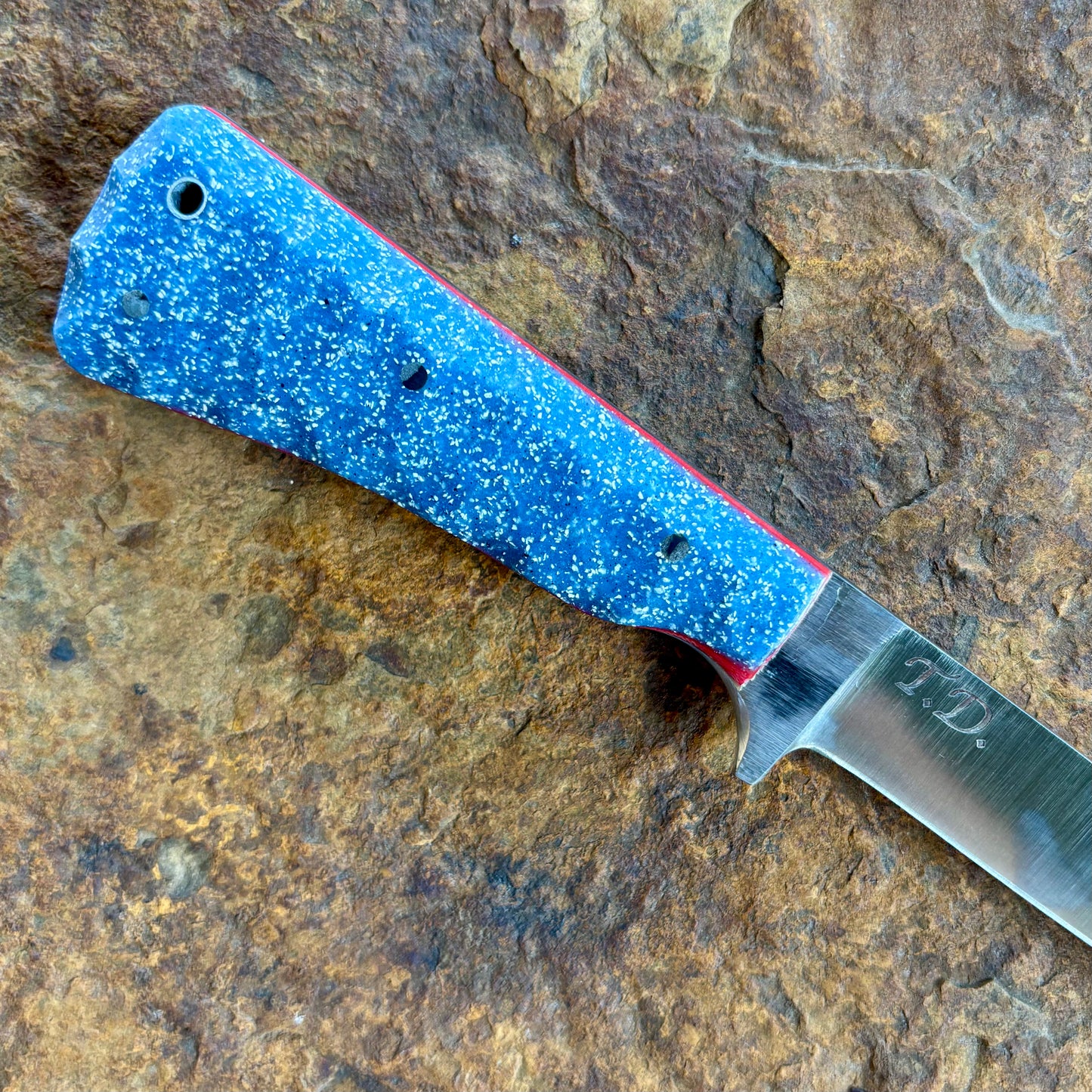 Toller Fillet in AEBL w/ Blue & White GripX