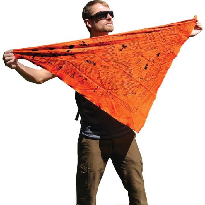 Head for Survival Bandana Orange