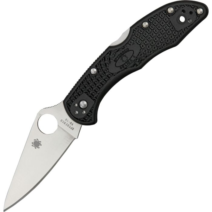 Spyderco Delica Blk FRN/VG-10