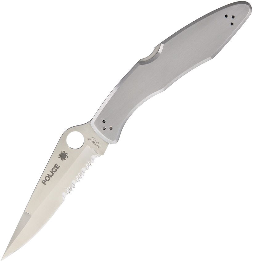 Spyderco Police Model Stainless/VG-10 Serrated
