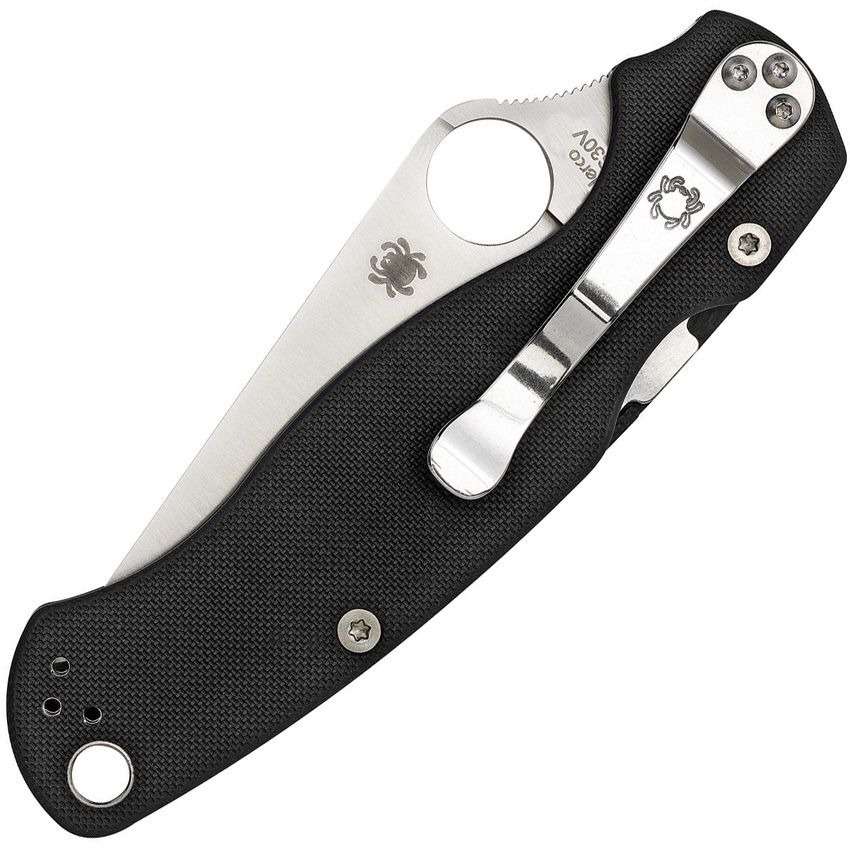Spyderco Para Military 2 Black G10/S45VN Left