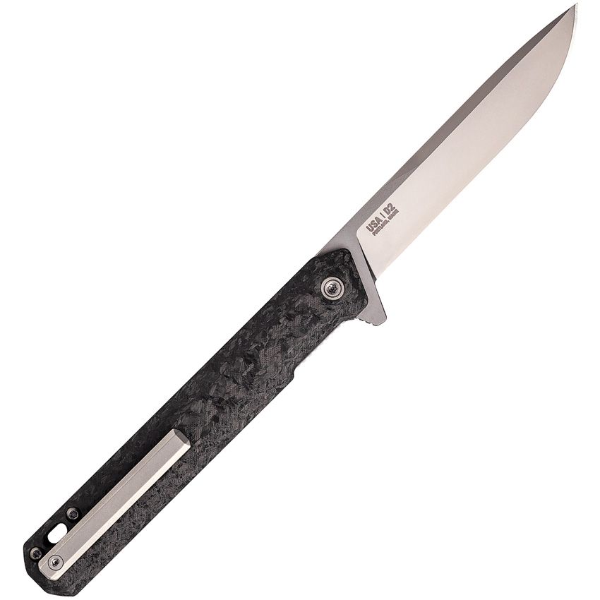 Tekto F2 Bravo Linerlock Black CF/Silver D2