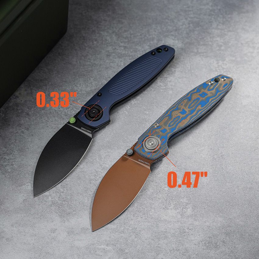VOSTEED Shilin Cutter Vanchor/Ocean Micarta/154CM