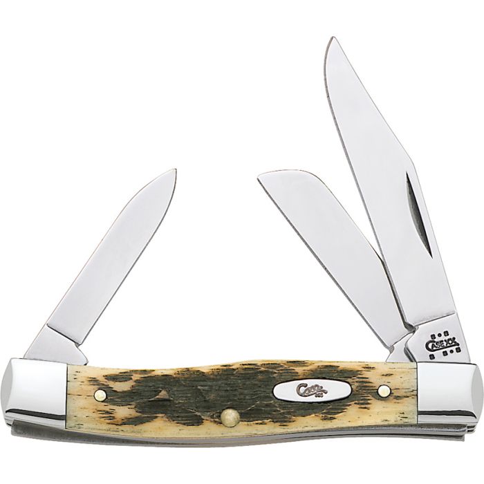 Case Cutlery Stockman Amber Bone CS