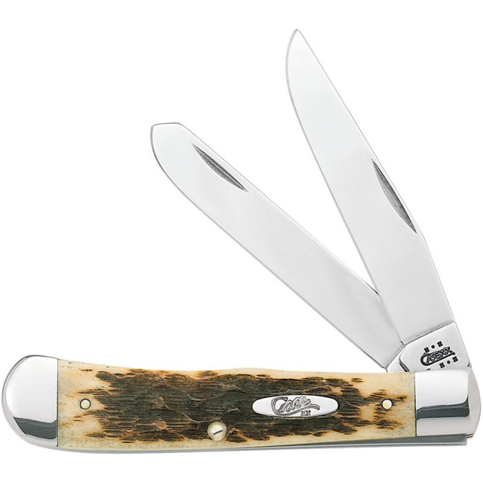 Case Cutlery Trapper Amber Bone