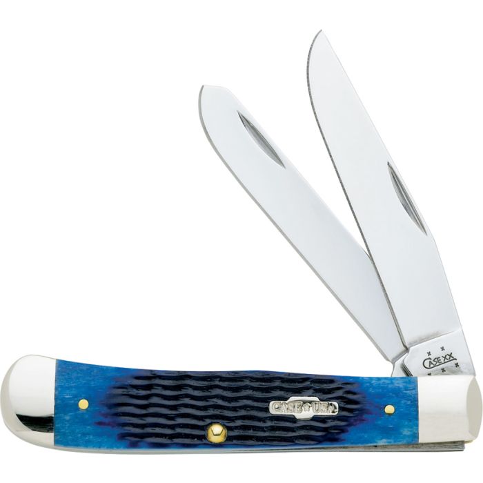 Case Cutlery Trapper Blue Bone