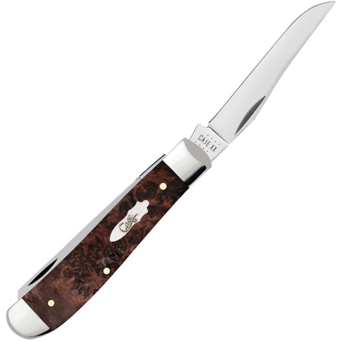 Case Cutlery Mini Trapper Burl