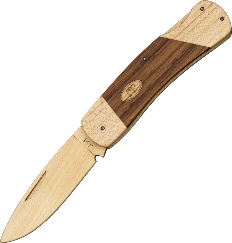 Wooden Lockback Pocket Knife Kit